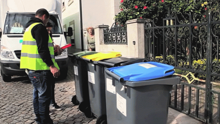 Recolha seletiva de resíduos porta a porta no Porto
