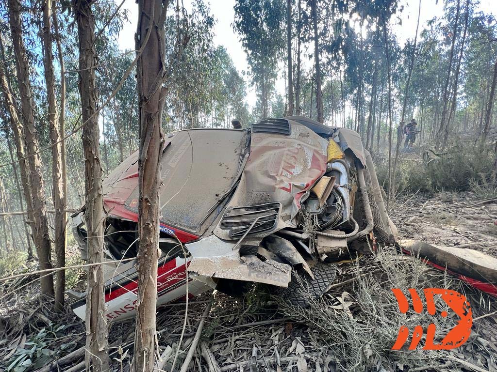 Elfyn Evans despista-se em Mortágua e abandona o Rally de Portugal