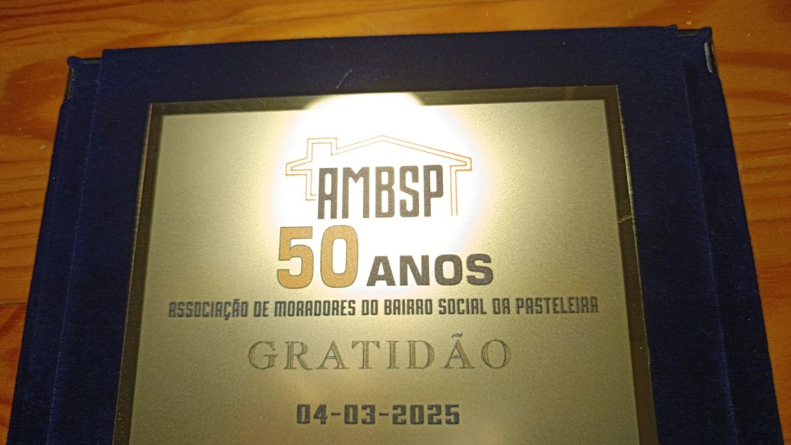 Rádio Metropolitana Porto agraciada pela Associação de Moradores do Bairro Social da Pasteleira