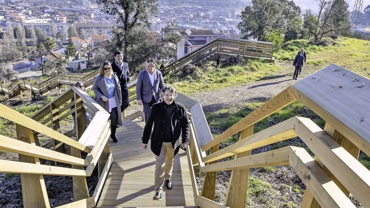 Escadaria Cucamacuca inaugurada na Serra de Santa Justa, em Valongo