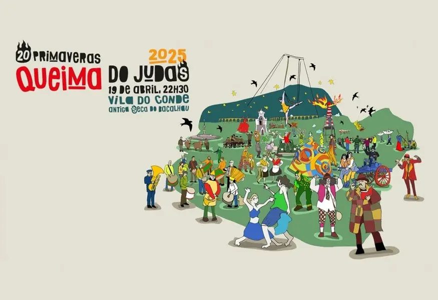 Queima do Judas em Vila do Conde celebra 20 anos com espetáculo único na Seca do Bacalhau Queima do Judas em Vila do Conde celebra 20 anos com espetáculo único na Seca do Bacalhau