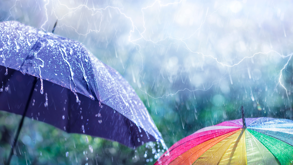 Aviso amarelo para todo o país devido a chuva forte Aviso amarelo para todo o país devido a chuva forte