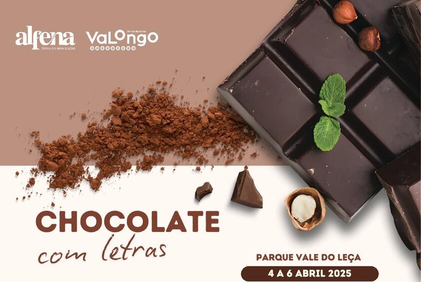 Alfena recebe “Chocolate com Letras” de 4 a 6 de abril Alfena recebe “Chocolate com Letras” de 4 a 6 de abril