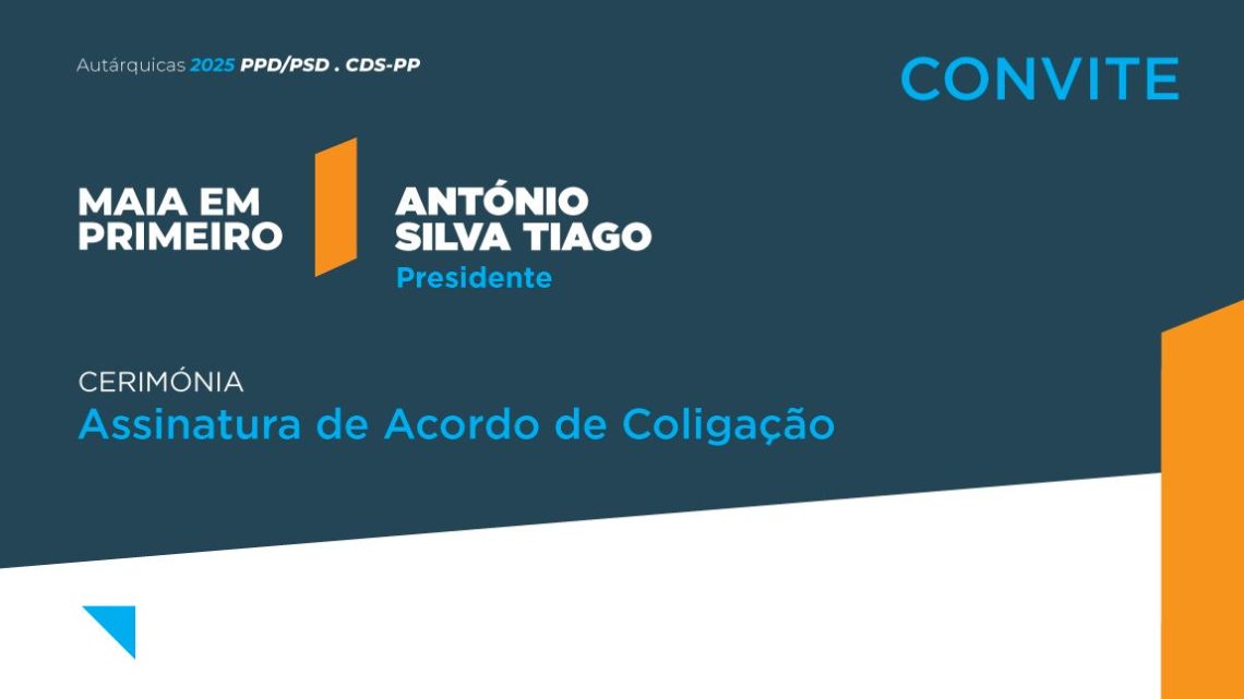 PSD e CDS-PP renovam coligação “Maia em Primeiro” para as autárquicas de 2025 PSD e CDS-PP renovam coligação “Maia em Primeiro” para as autárquicas de 2025