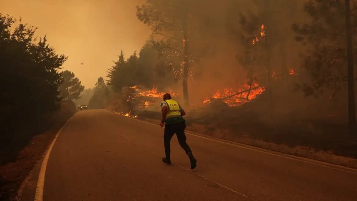 Urgente: Incêndio de grandes dimensões em Santa Maria da Feira já atingiu habitações Urgente: Incêndio de grandes dimensões em Santa Maria da Feira já atingiu habitações