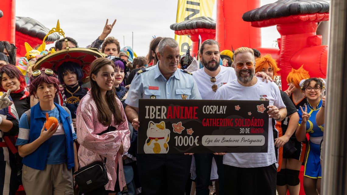 Matosinhos recebeu o Cosplay Gathering Solidário do Iberanime com donativo de 1.000€ para a Liga dos Bombeiros Portugueses Matosinhos recebeu o Cosplay Gathering Solidário do Iberanime com donativo de 1.000€ para a Liga dos Bombeiros Portugueses