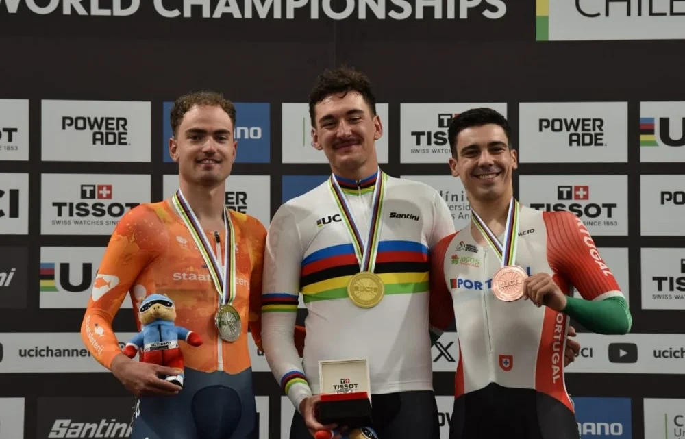 Iúri Leitão conquista bronze nos Mundiais de Pista após confusão e protesto português