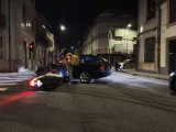 Motociclista fica ferido em colisão com carro no Porto
