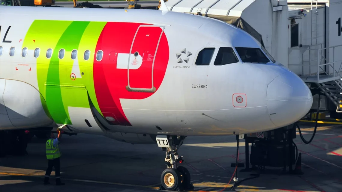 Camião colide com avião da TAP no aeroporto do Porto e cancela voo para os EUA Camião colide com avião da TAP no aeroporto do Porto e cancela voo para os EUA