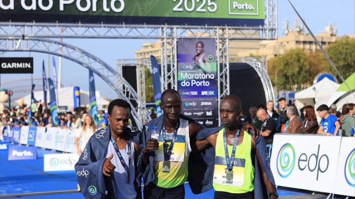 Quenianos dominam a EDP Maratona do Porto 2025