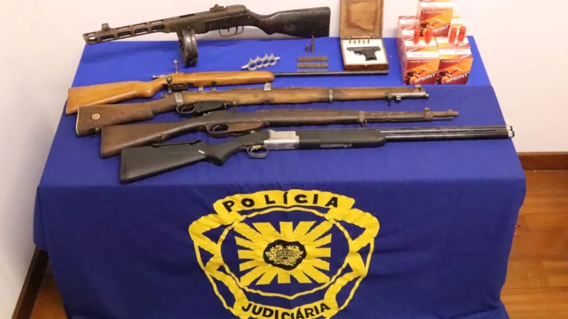 Detido em Matosinhos homem com pistola-metralhadora russa
