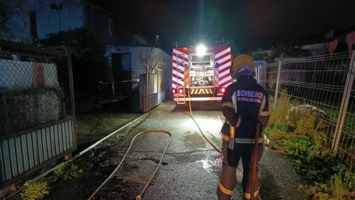 Idoso morre em incêndio em Oliveira de Azeméis