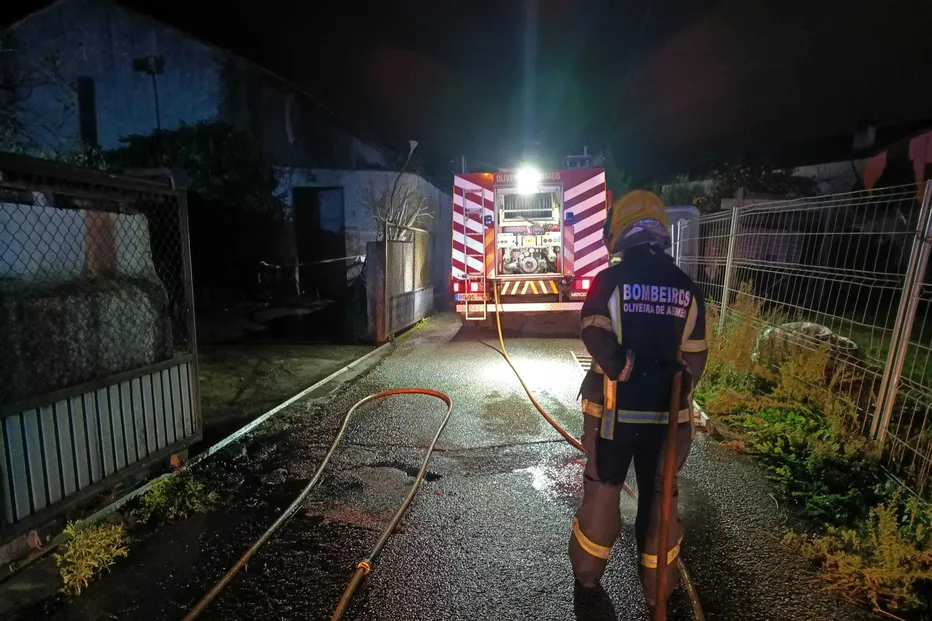 Idoso morre em incêndio em Oliveira de Azeméis