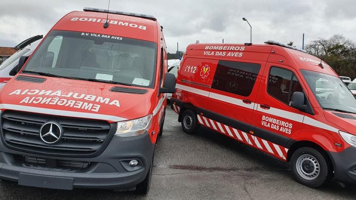 Homem resgatado com vida do rio Vizela em Vila das Aves, no concelho de Santo Tirso