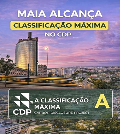 Maia distinguida com classificação “A” do Carbon Disclosure Project