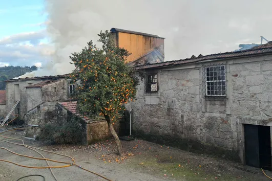 TROFA: Incêndio em habitação no Muro faz uma vítima mortal