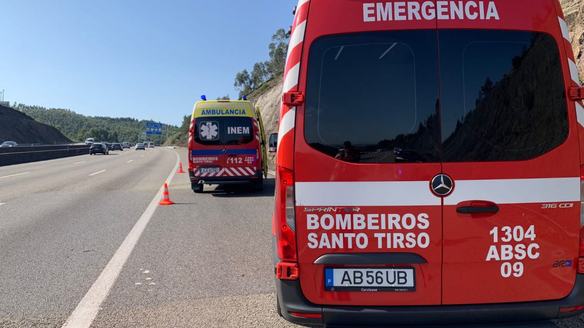 Acidente na A3 provoca dois feridos na Trofa