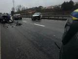 Colisão na variante da EN105 em Santo Tirso provoca quatro feridos
