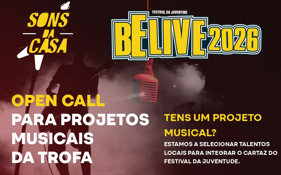 Câmara da Trofa abre candidaturas a artistas locais para o BeLive 2026