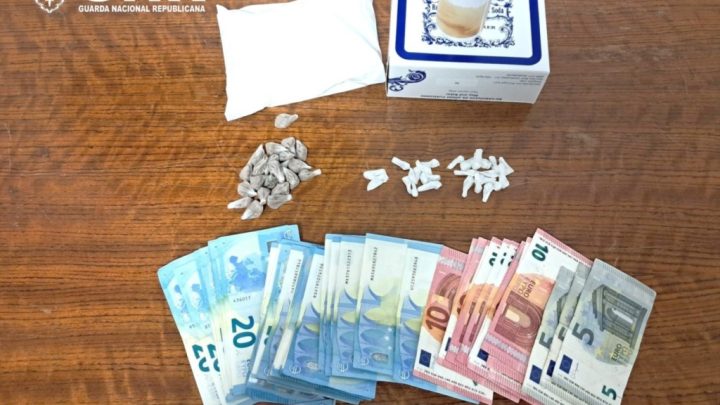 Homem detido em flagrante por tráfico de droga na Póvoa de Varzim