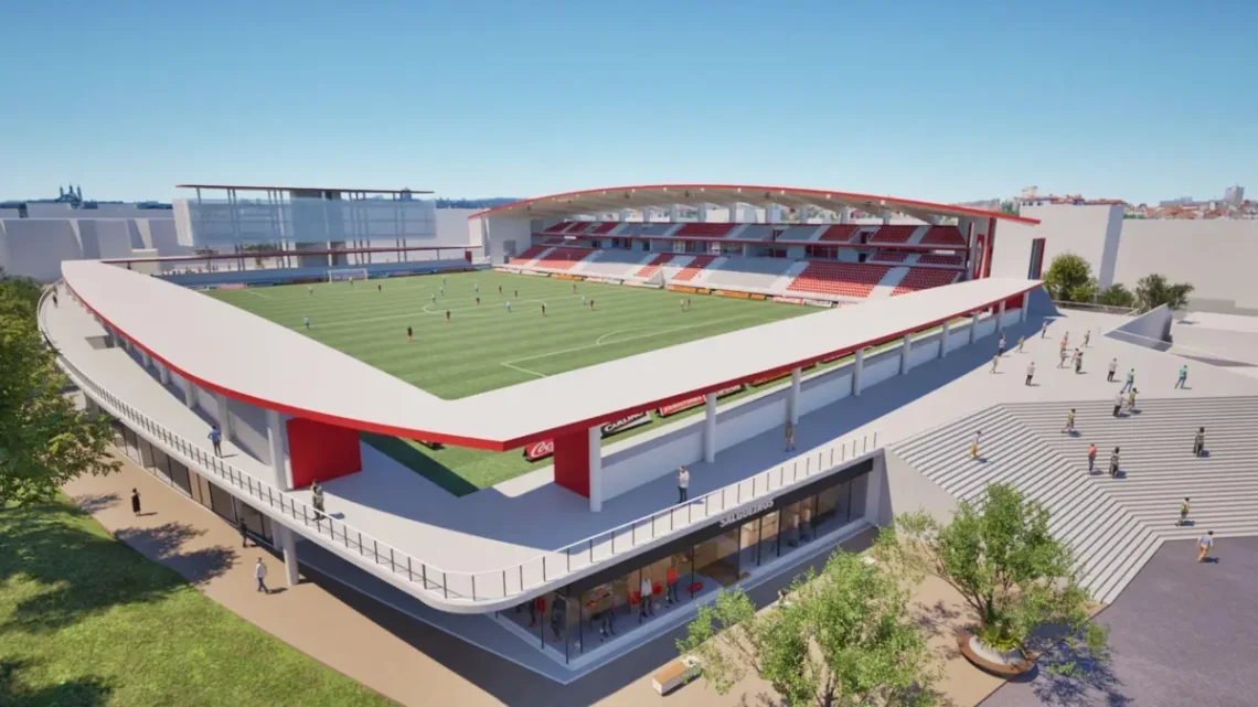 Salgueiros apresenta projeto de novo estádio na zona de Arca d’Água