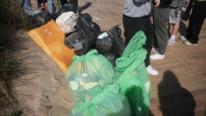 Praia de Silvalde em Espinho recebe ação ambiental com cerca de 100 voluntários no Dia da Terra