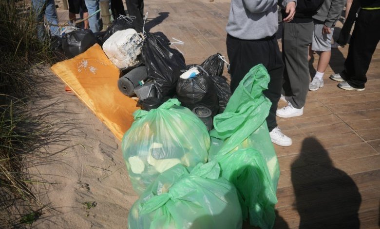 Praia de Silvalde em Espinho recebe ação ambiental com cerca de 100 voluntários no Dia da Terra