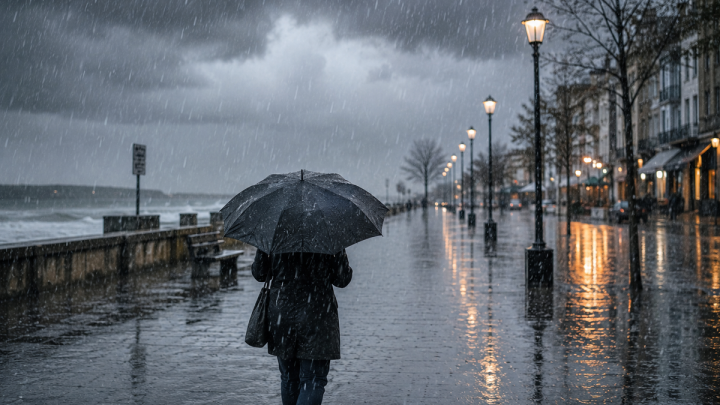 Depressão fria traz fim de semana de chuva, vento e trovoada em Portugal continental