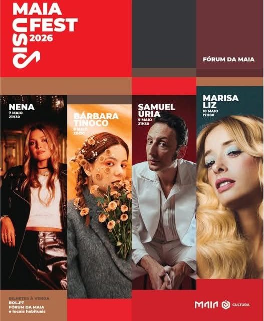 MAIA FEST MUSIC 2026 leva quatro grandes vozes nacionais ao Fórum da Maia