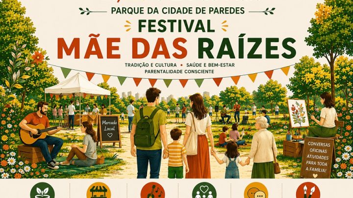 Parque da Cidade de Paredes recebe Festival Mãe das Raízes dedicado às famílias