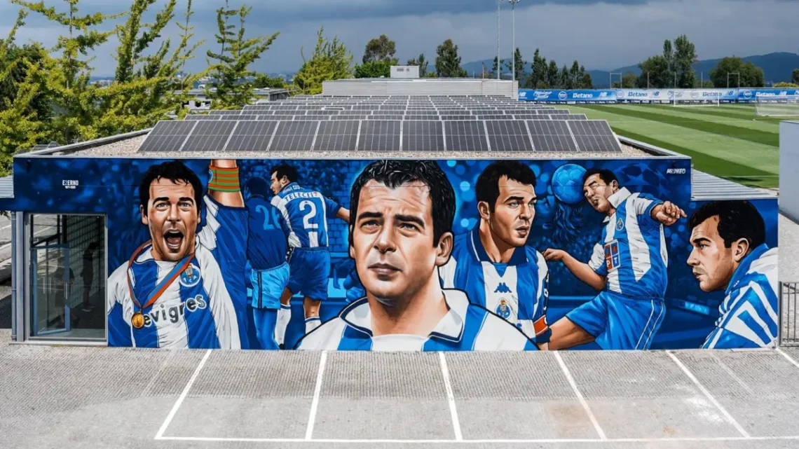 FC Porto eterniza Jorge Costa com mural no Olival
