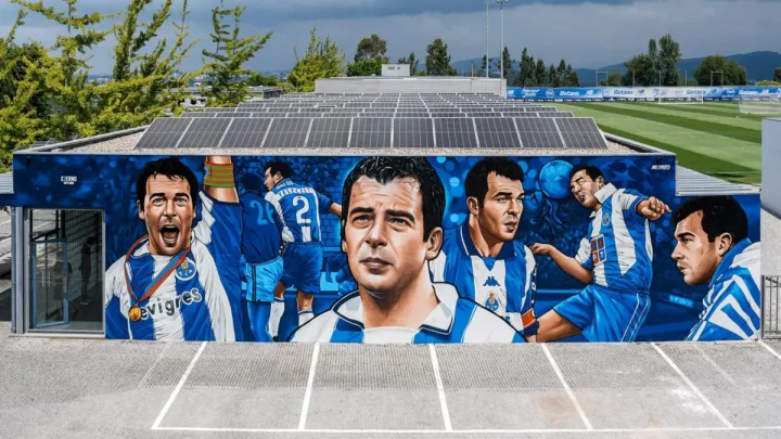 FC Porto eterniza Jorge Costa com mural no Olival