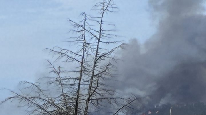 Chamas em Alfena mobilizam forte operação de combate ao fogo
