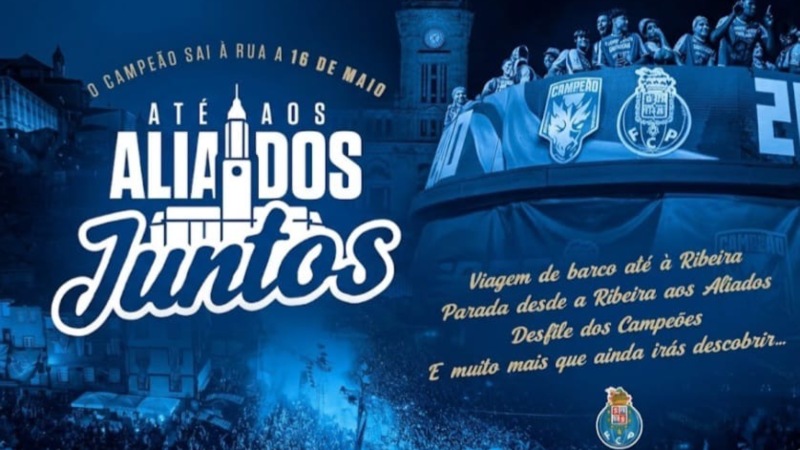 F. C. Porto divulga programa da festa do título nos Aliados