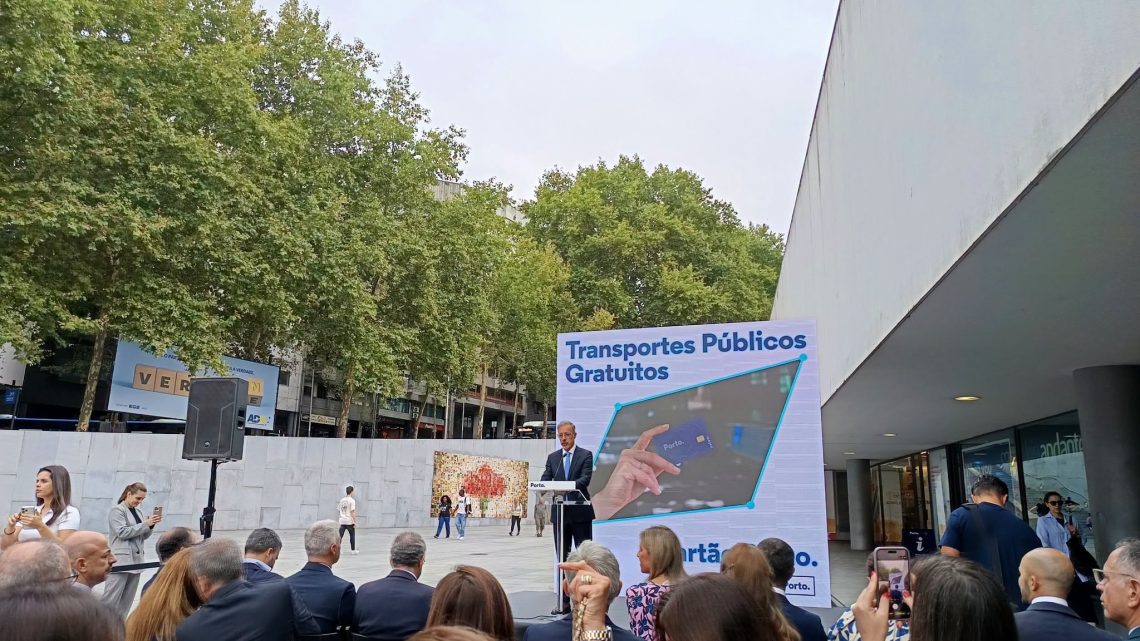 Transportes públicos passam a ser gratuitos para residentes no Porto a partir de hoje
