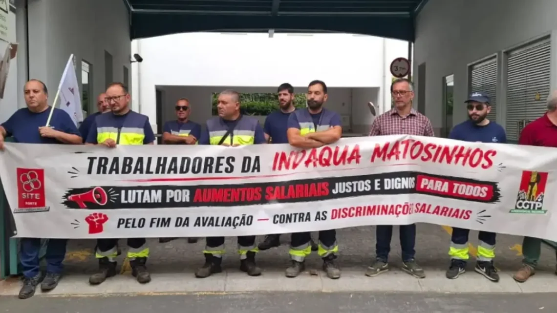Trabalhadores da Indaqua Matosinhos terminam três dias de greve contra desigualdade salarial