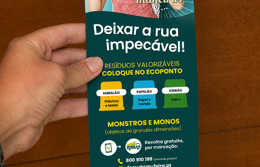 Santa Maria da Feira lança campanha para promover boas práticas ambientais junto da população