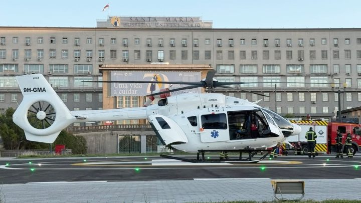 Heliporto da ULS de São João atinge a marca dos 100 voos de emergência