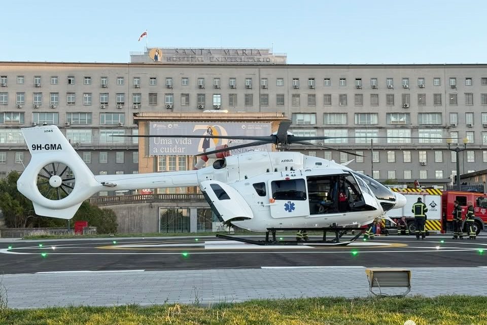 Heliporto da ULS de São João atinge a marca dos 100 voos de emergência
