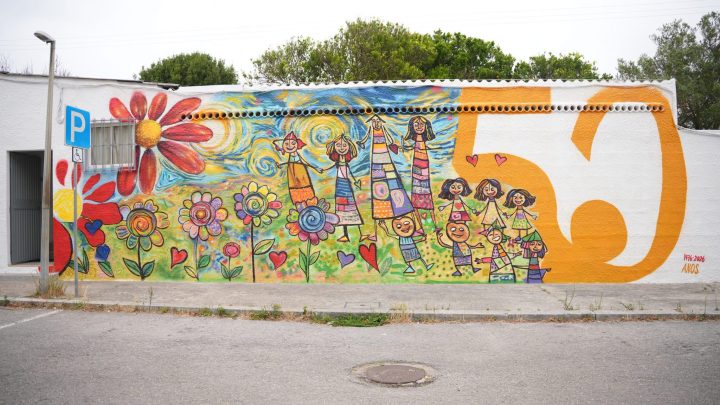 Mural colaborativo marca os 50 anos da CERCI de Espinho