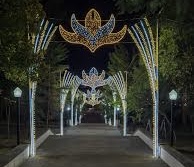 Parque de La Salette ilumina as noites de Oliveira de Azeméis durante as festas