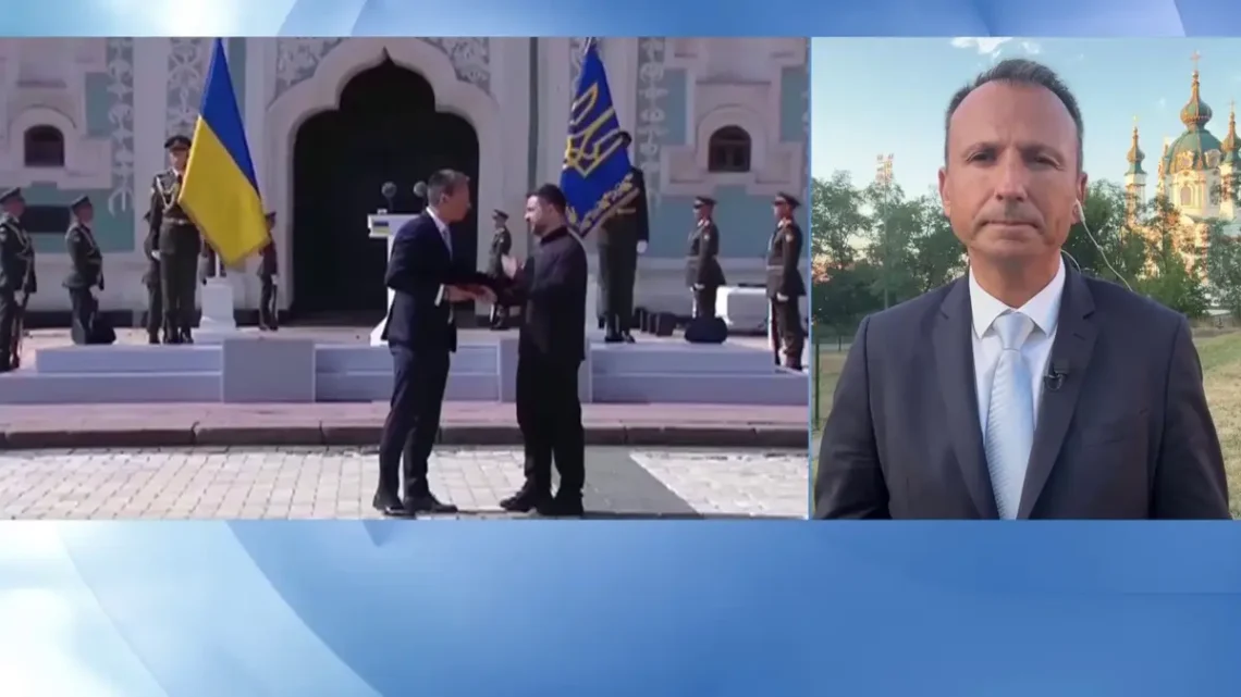Portuense Luís Alves distinguido por Zelensky com Ordem de Mérito da Ucrânia