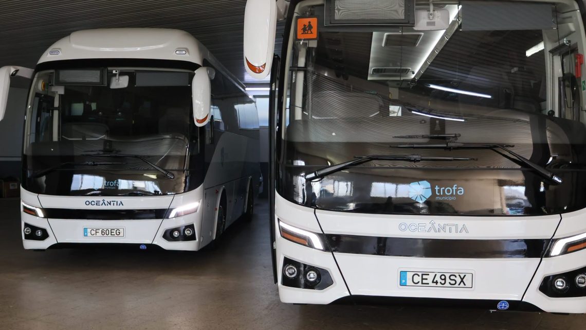 Trofa põe dois autocarros elétricos no transporte escolar