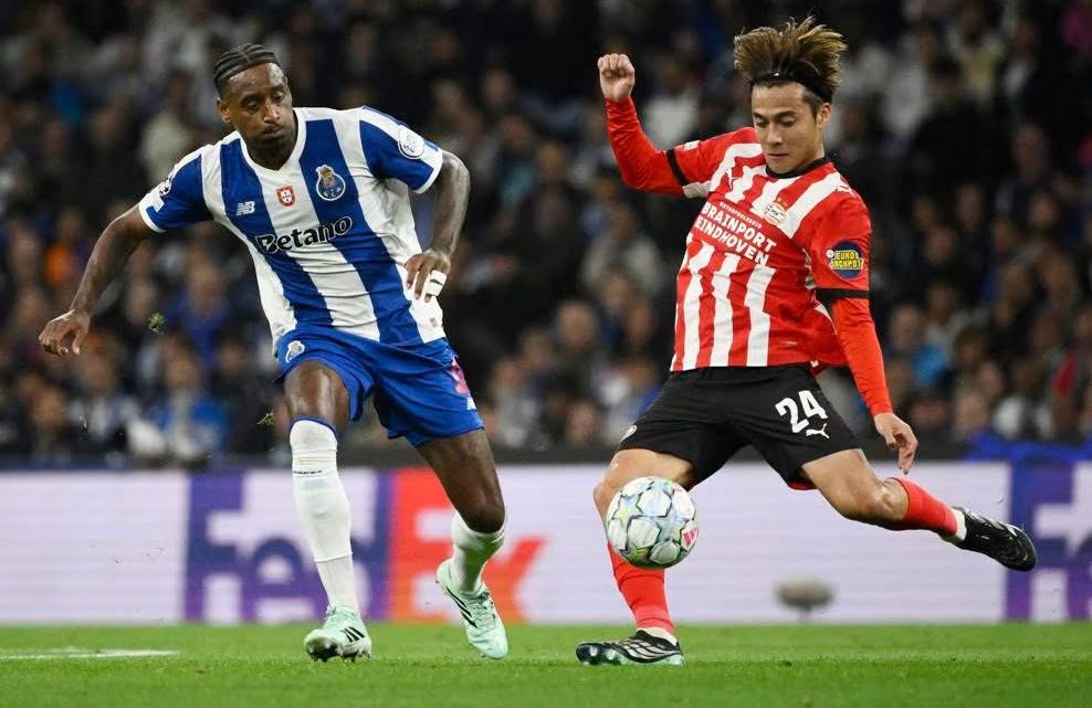 FC Porto perde com o PSV e soma terceira derrota consecutiva na Liga dos Campeões