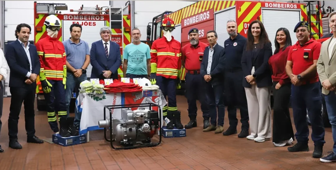 Oliveira de Azeméis reforça apoio aos Bombeiros de Fajões e do concelho