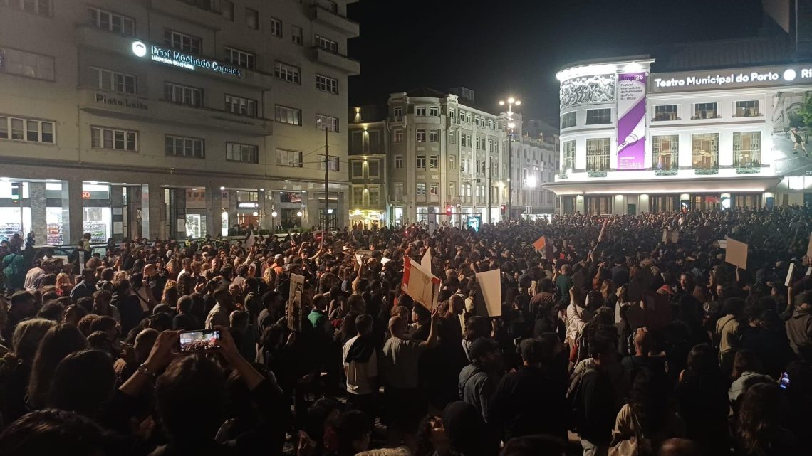 Seis manifestantes detidos no Porto vão a julgamento a 13 de novembro